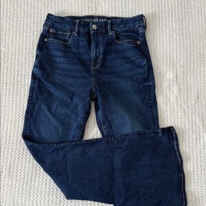 American Eagle Outfitters Dark Blue Flare Jeans